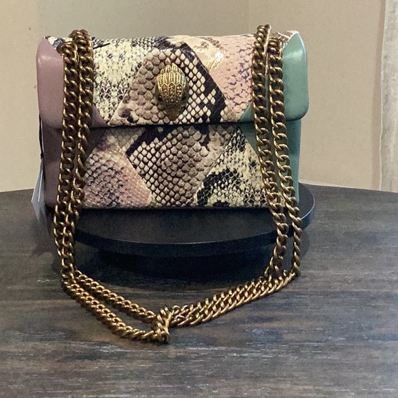 Kurt Geiger LondonLeather Mini Kensington Chain Strap Crossbody Bag NWT